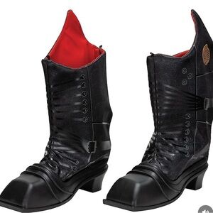 NEW Elphaba's Black Boots - Wicked Costume Dress Up Shoes
